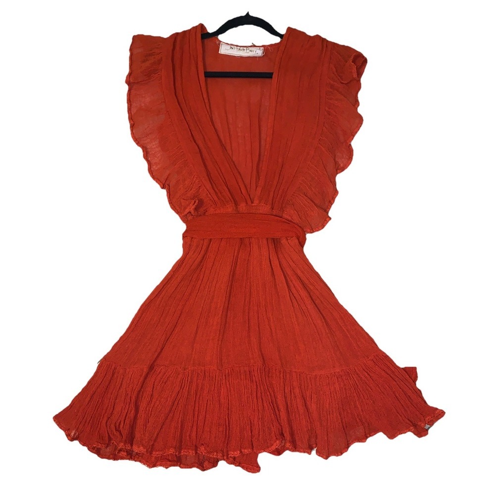 free people jens pirate booty dress Size Small Color Terracota 100% Cotton